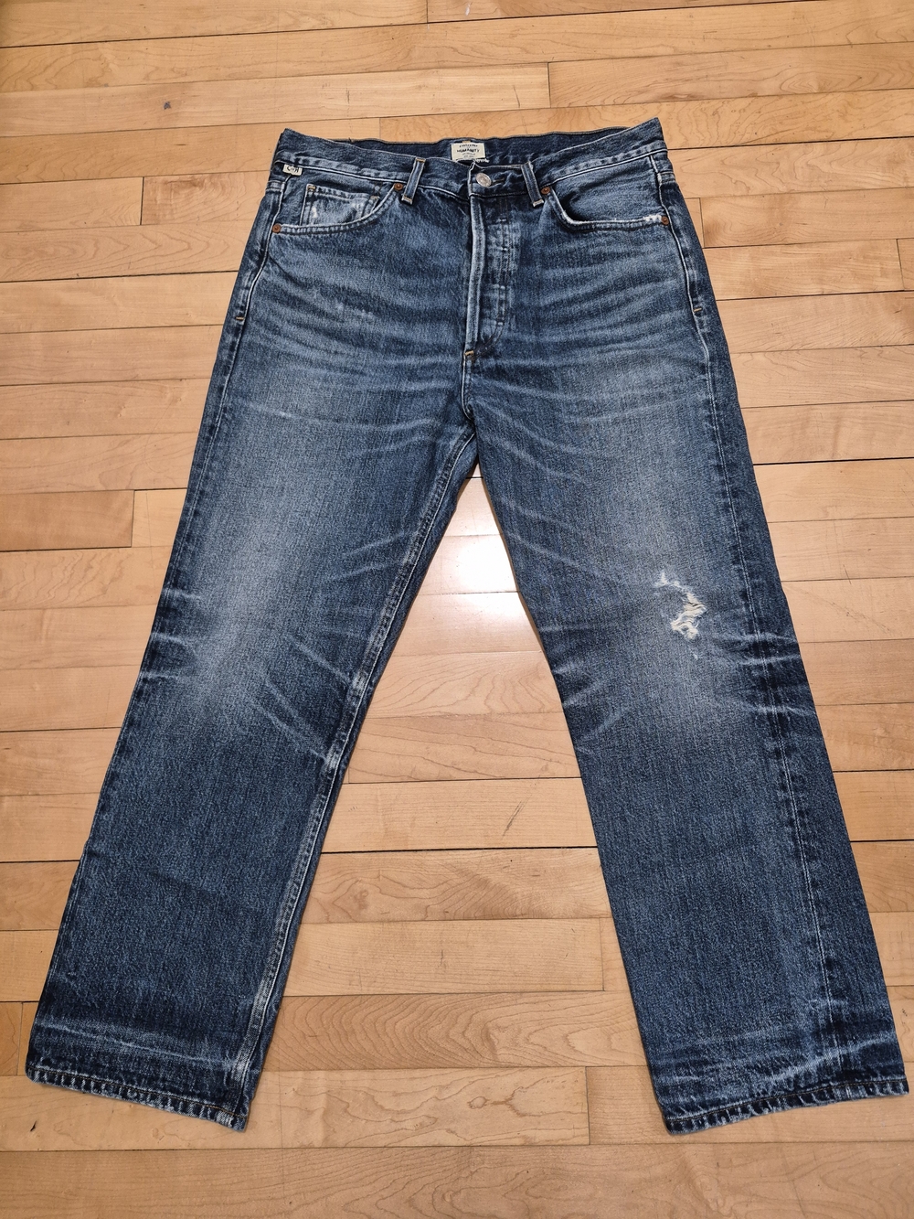 Citizens of Humanity Straight Leg Jeans – Washed D.Blue